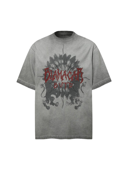 Distressed Batik Graphic T-Shirt