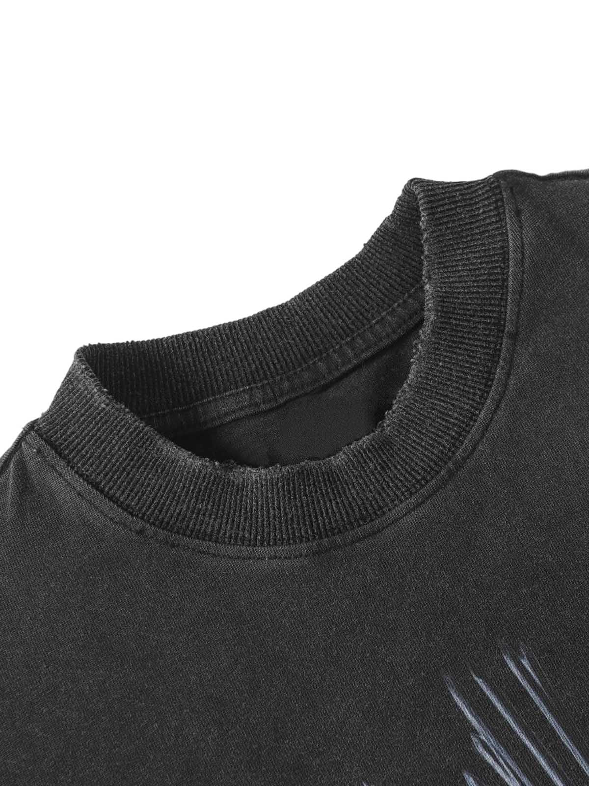 Street Dark Punk Graphics T-shirt