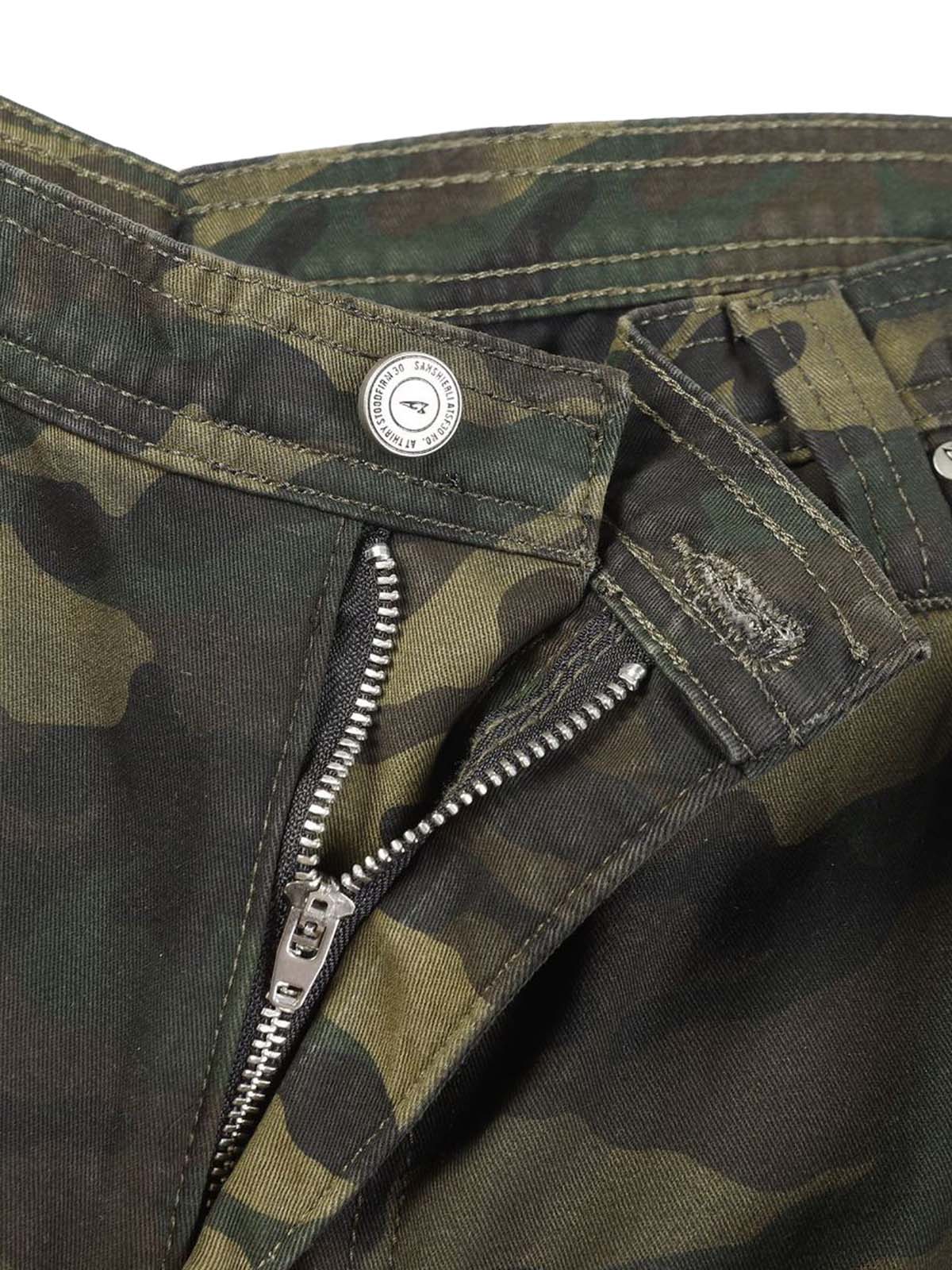 Wasteland Style Camouflage Baggy Cargo Pants - 2384
