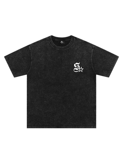 Orginal Statue of Liberty Splicing Graffiti Independence Day T-shir