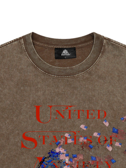 Orginal Street Broken Phantom Butterfly Independence Day T-shirt