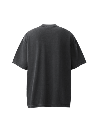 Thesupermade Washed Digital Art Street Rap T-Shirt