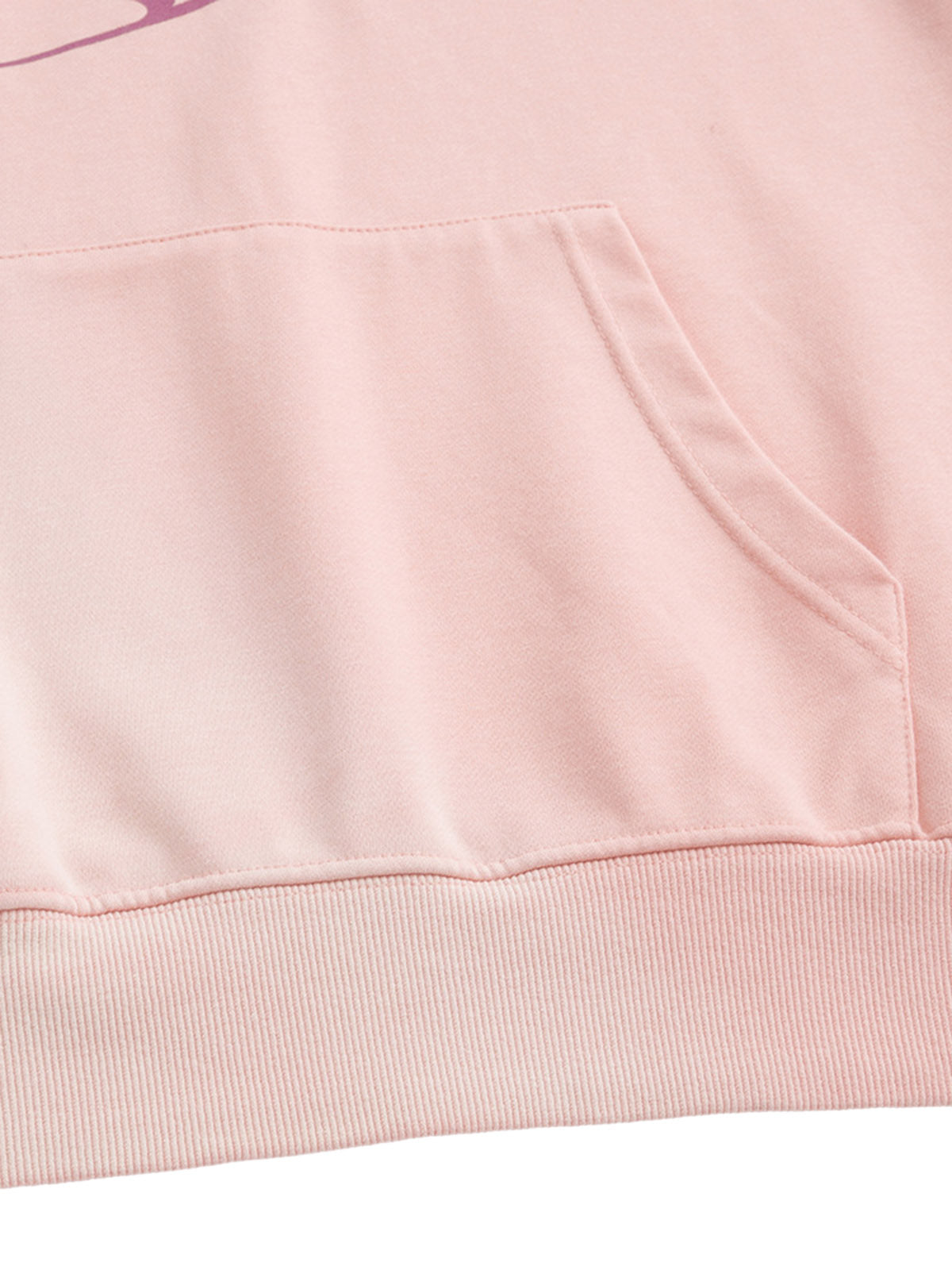Heavy Washed Letter Print Hoodie