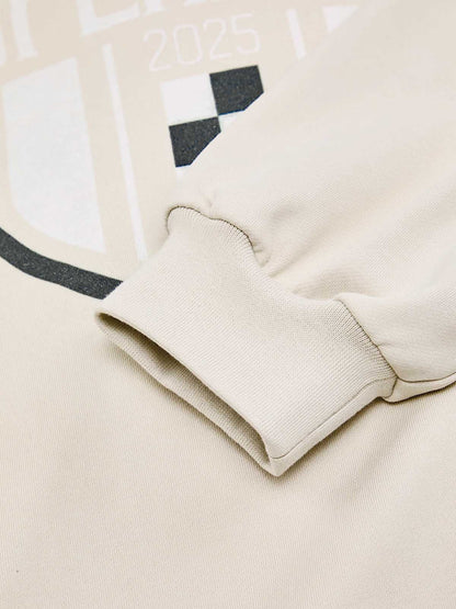 Original Contrast Color Zip Up Hoodie