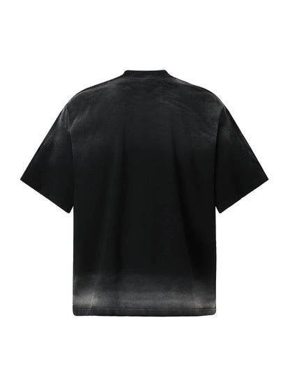 Retro Gradient Graphic T-Shirt