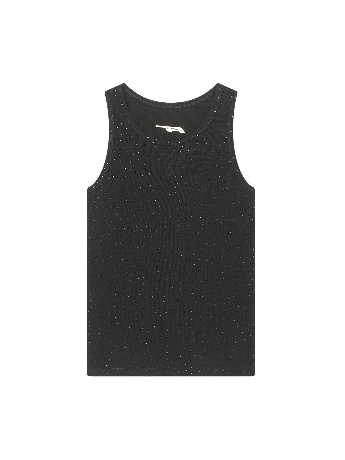 Street Heavy Rhinestone Threaded Vest
