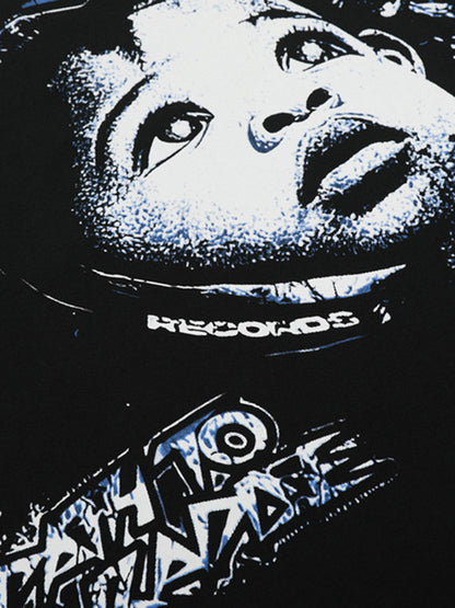 Artwork Graphic Crew Neck T-Shirt