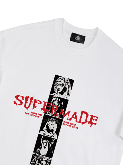 Mary Vintage-Inspired Graphic Design T-Shirt