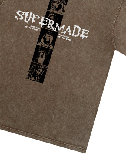 Mary Vintage-Inspired Graphic Design T-Shirt