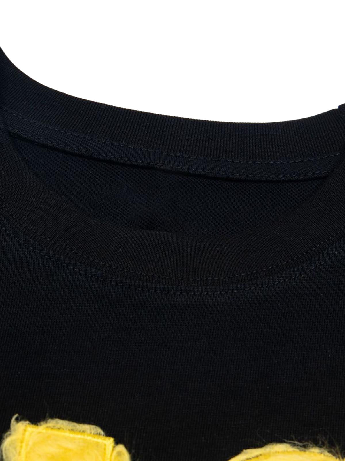 Heavy Retro Patch Embroidered T-shirt