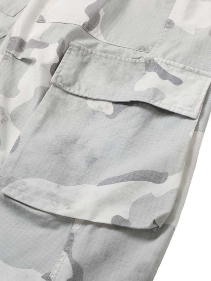 Camouflage Multi-Pocket Cargo Shorts