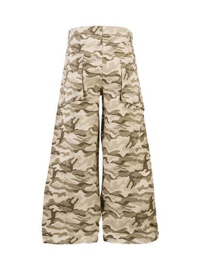 Camouflage Multi-Pocket Cargo Pants