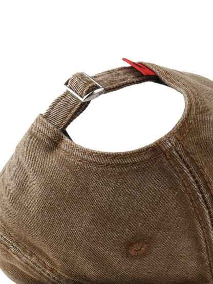Washed "DIFFERENT GENERATION" Denim Baseball Cap