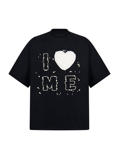 Fun "Love Me" Embellished T-Shirt