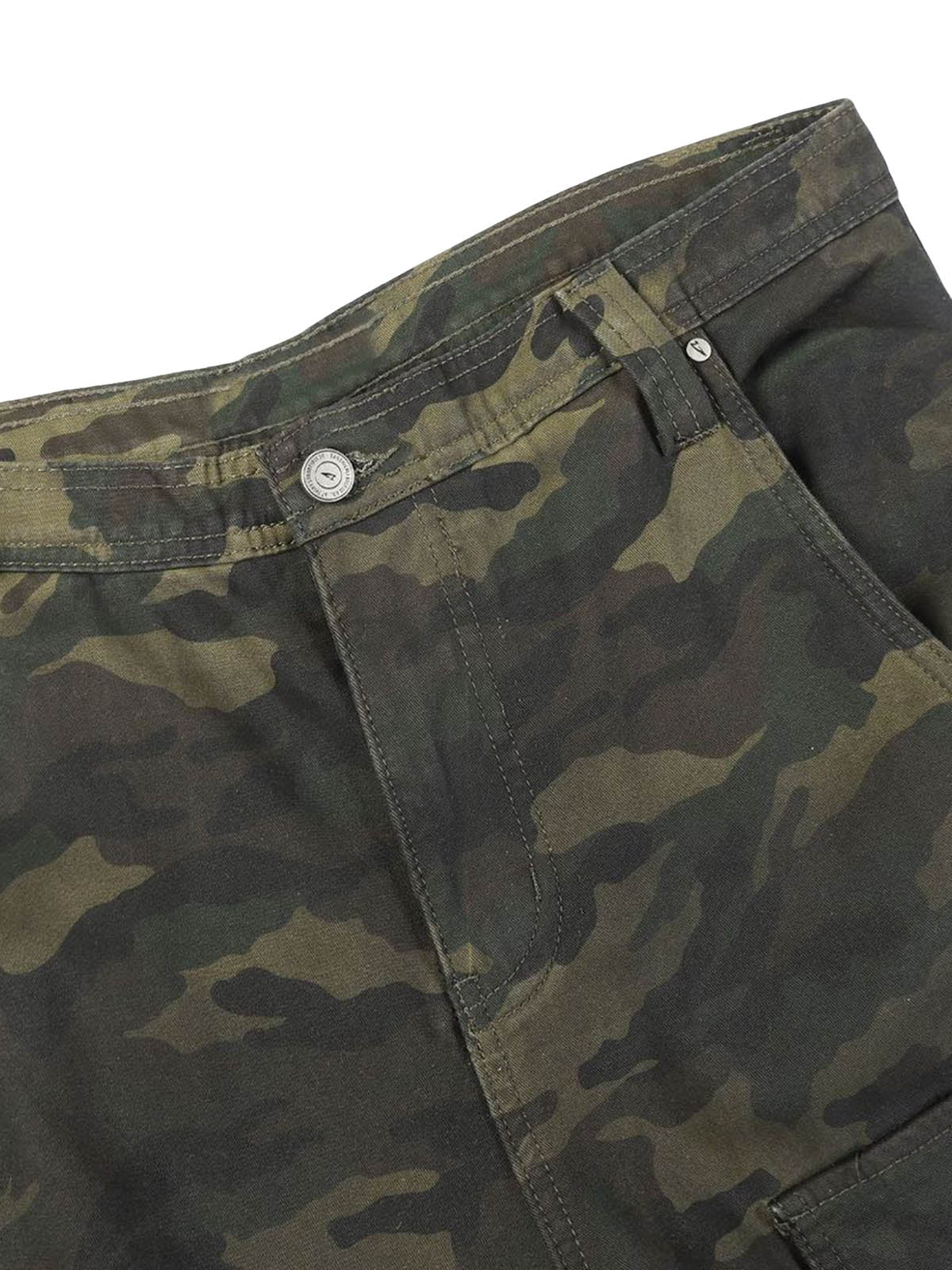 Wasteland Style Camouflage Baggy Cargo Pants - 2384