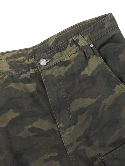 Wasteland Style Camouflage Baggy Cargo Pants - 2384