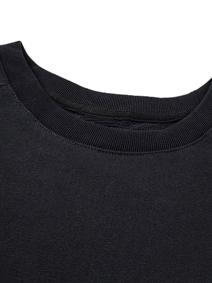 Retro Applique Embroidery Printed Long Sleeve T-Shirt