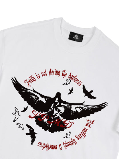 Original Vintage Washed Slogan Graphic T-Shirt
