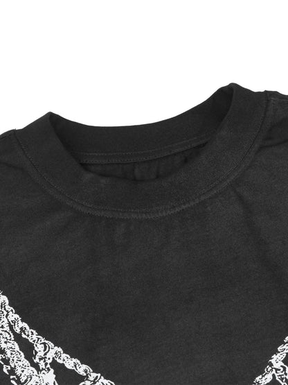 Cross Necklace Graphic T-Shirt