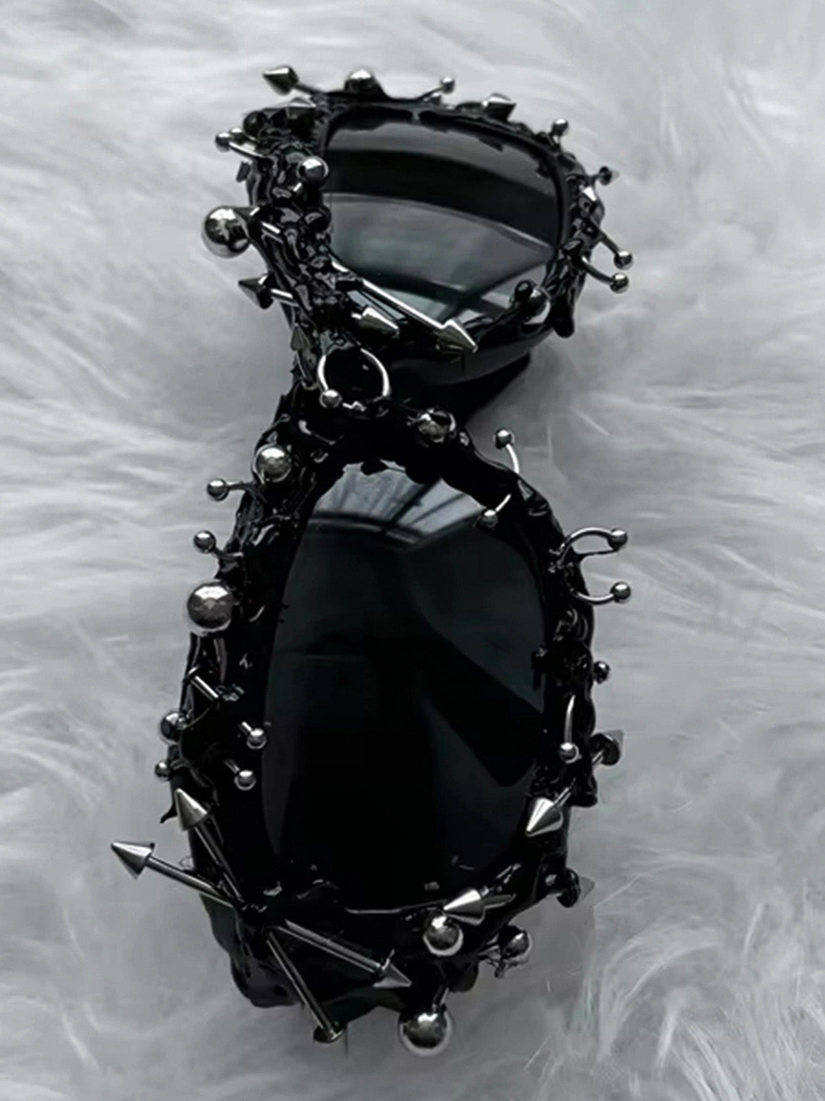 Rivet Punk Style Sunglasses