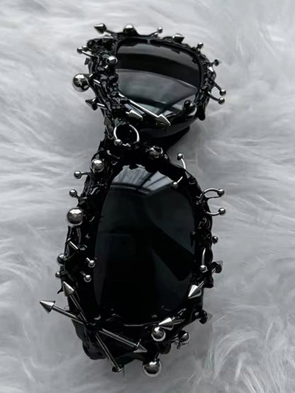 Rivet Punk Style Sunglasses
