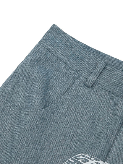 Original Gesture Print Baggy Jeans