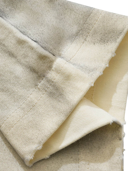 Thesupermade Dirty Wash Heavy Print Street Rap T-Shirt - 2392