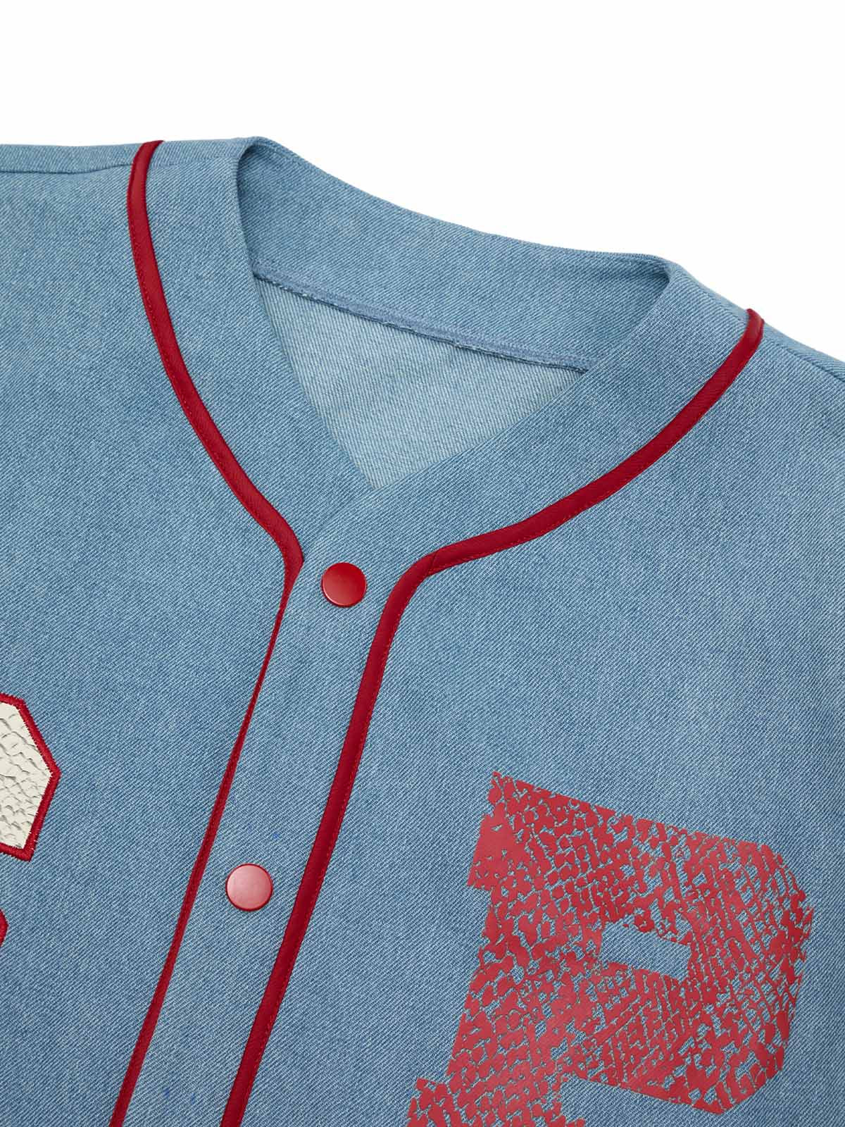 Original Contrast Color Denim Shirts