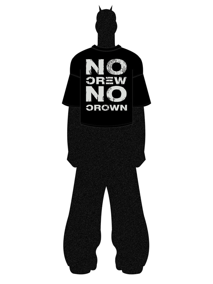 Originl No Crew No Crown Graphic T-Shirt