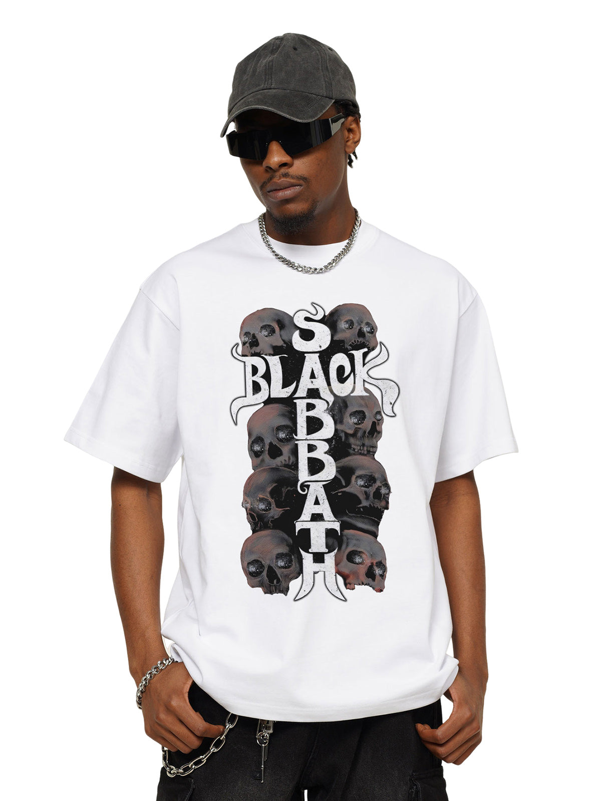 Street Skull Graphic T-Shirt