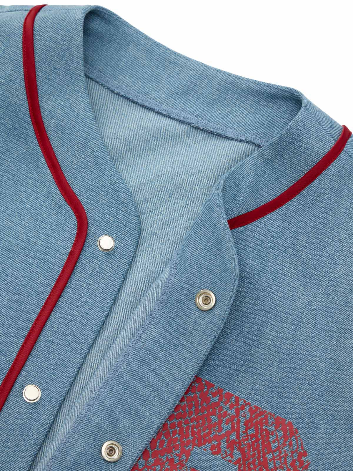 Original Contrast Color Denim Shirts