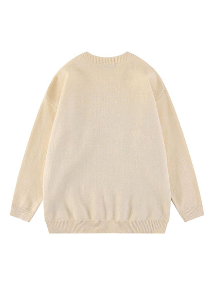 Thesupermade Retro Gradient Crewneck Sweater