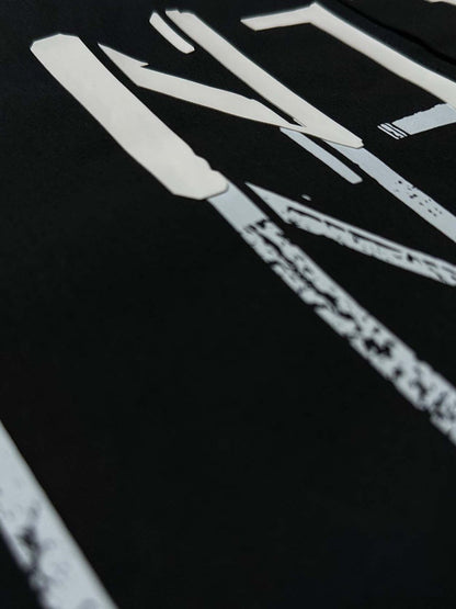 Bold Letter Graphic Short-Sleeve Shirt
