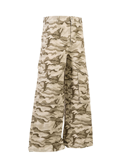 Camouflage Multi-Pocket Cargo Pants