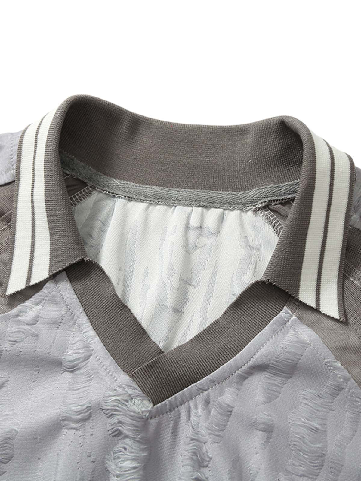 Street Stitching Cross Print T-shirt