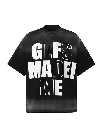 Retro Gradient Graphic T-Shirt