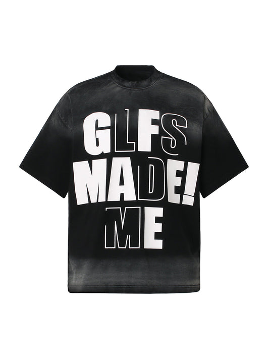 Retro Gradient Graphic T-Shirt