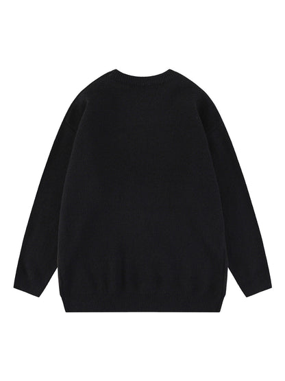 Thesupermade Retro Gradient Crewneck Sweater