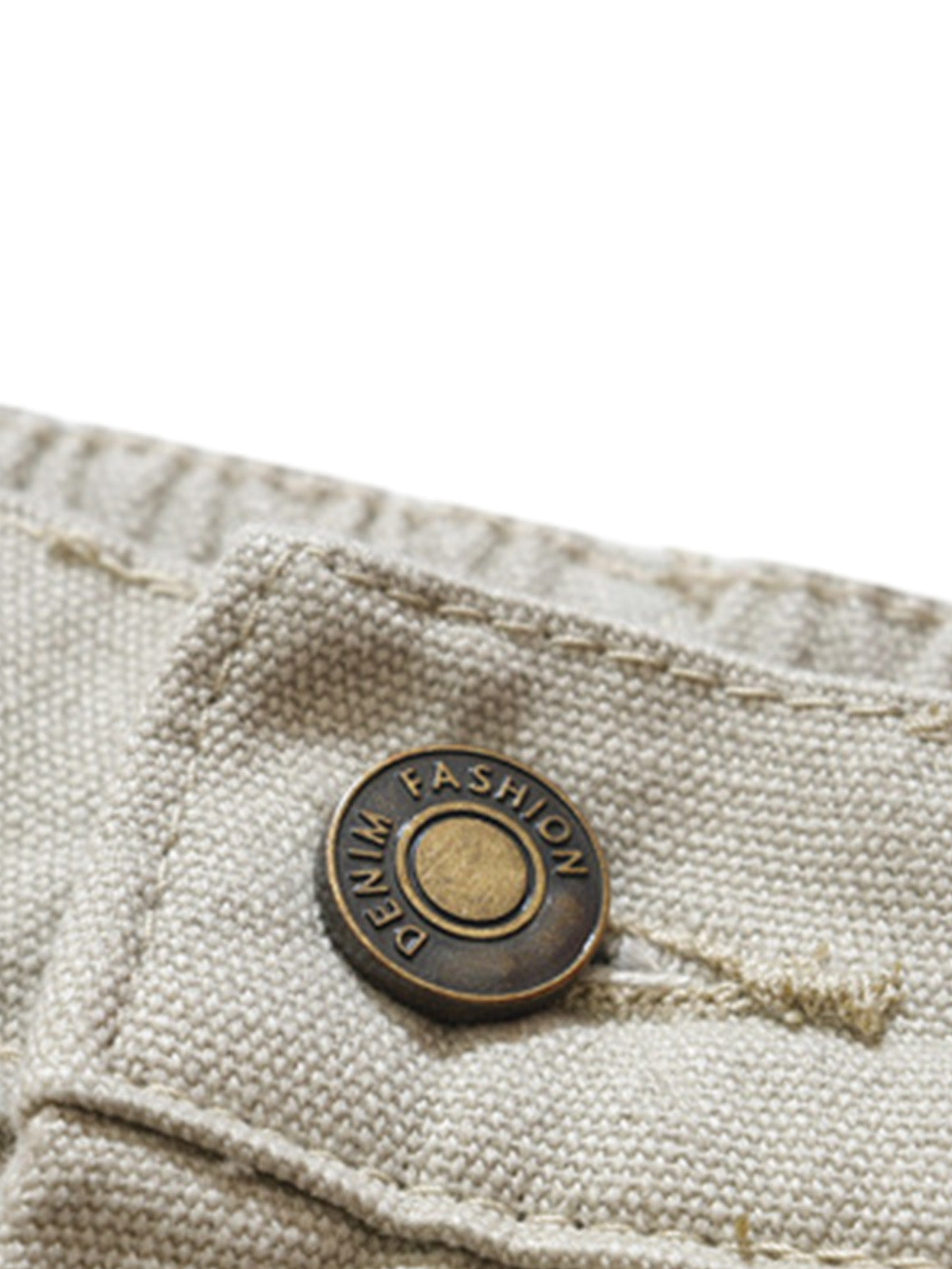 Retro Structured  Design Cargo Shorts
