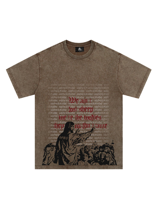 Bold Graphic Slogan T-Shirt