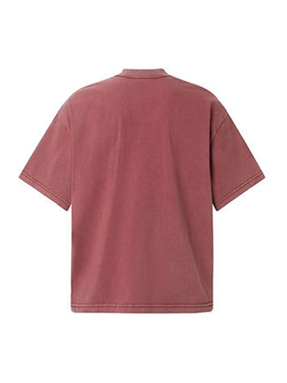 Rock Style Retro Letter Print T-shirt