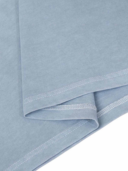 Washed Jersey Welt Stitching T-shirt