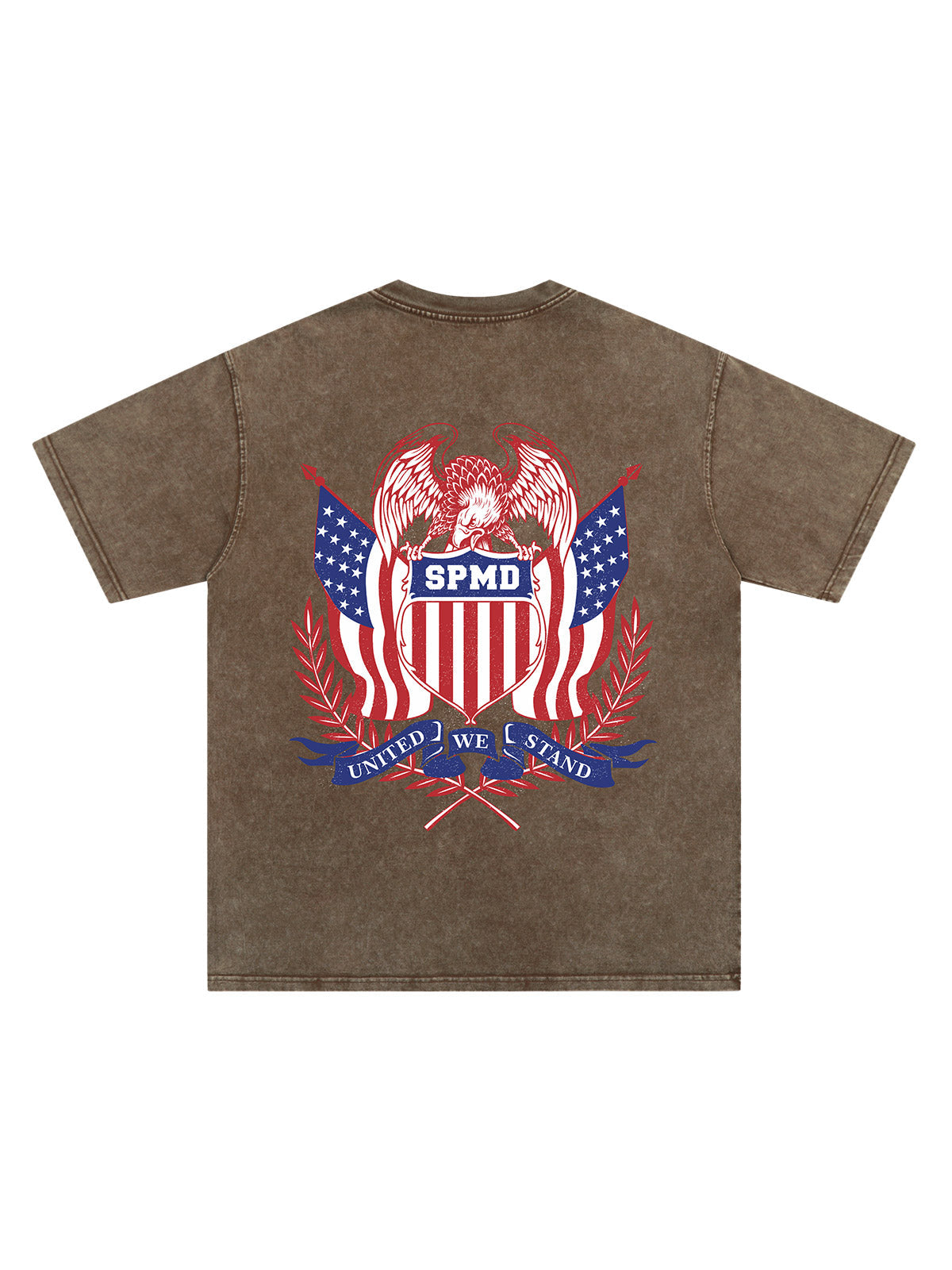 Original Street Eagle Flag Badge Independence Day T-shirt