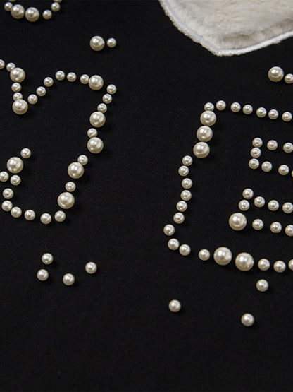 Fun "Love Me" Embellished T-Shirt