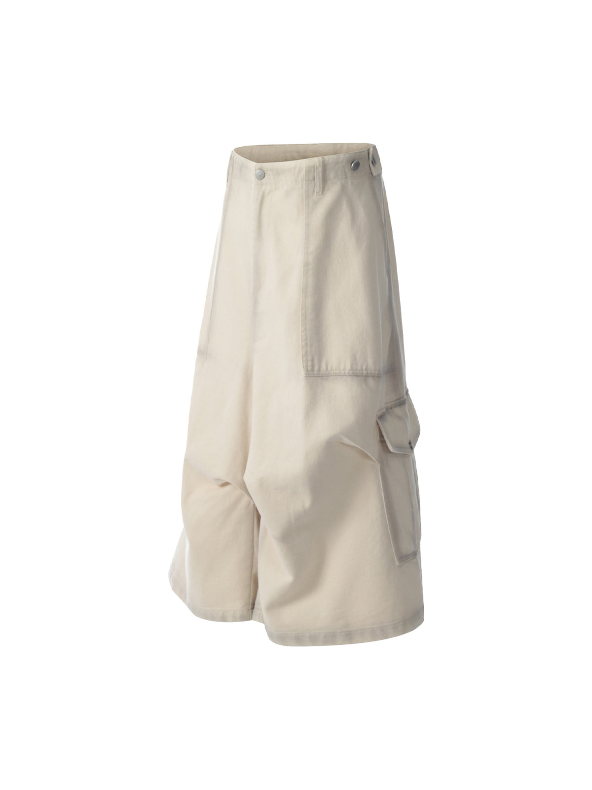 Distressed Multi-Pocket Cargo Jorts