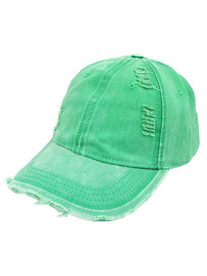 Washed Denim Outdoor  Cap