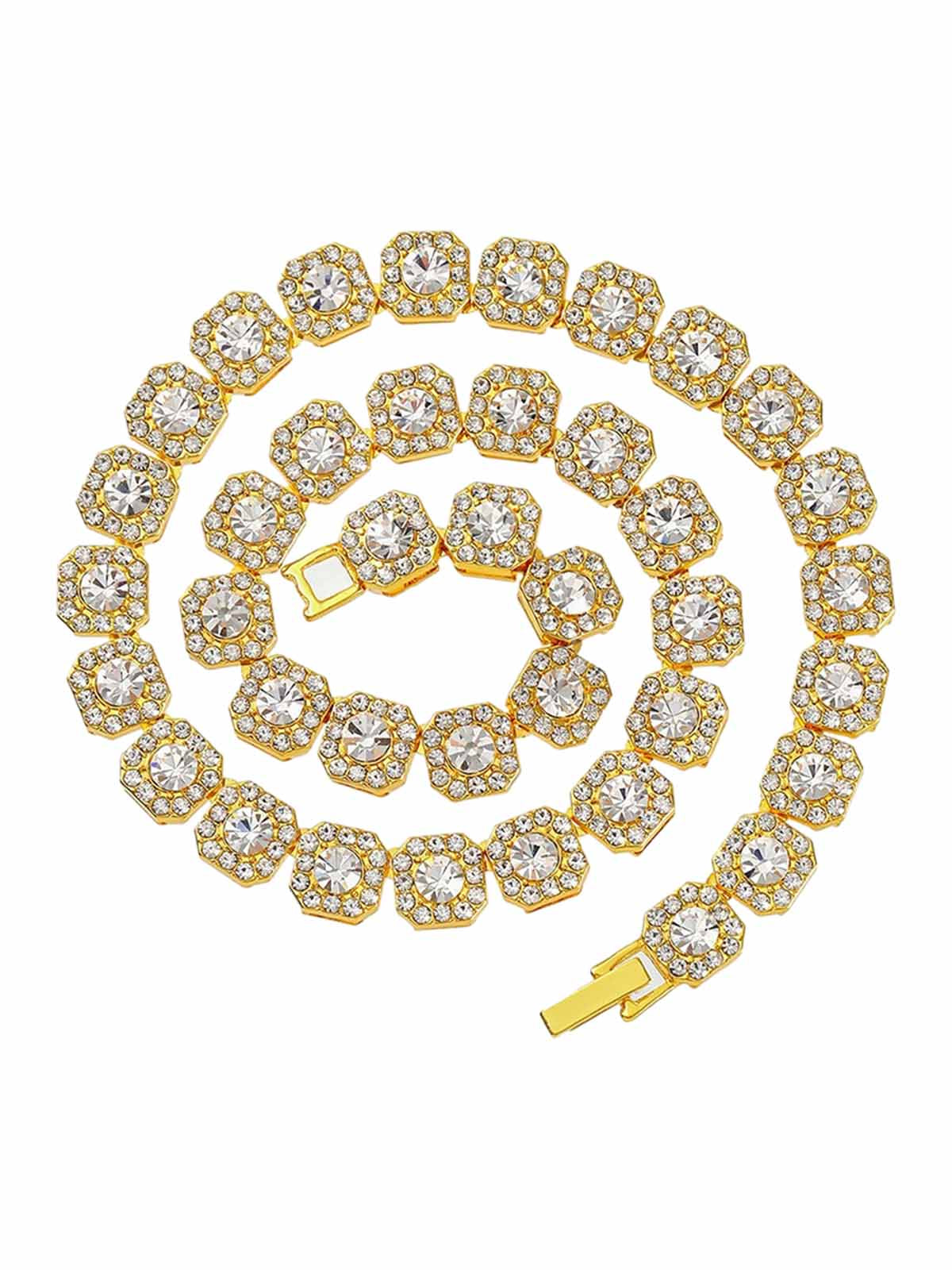 Thesupermade Round Diamond Cuban Necklace