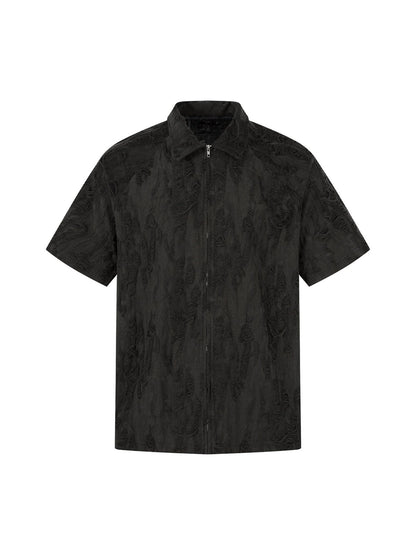 Distressed Ripped Short Sleeve Shirt
