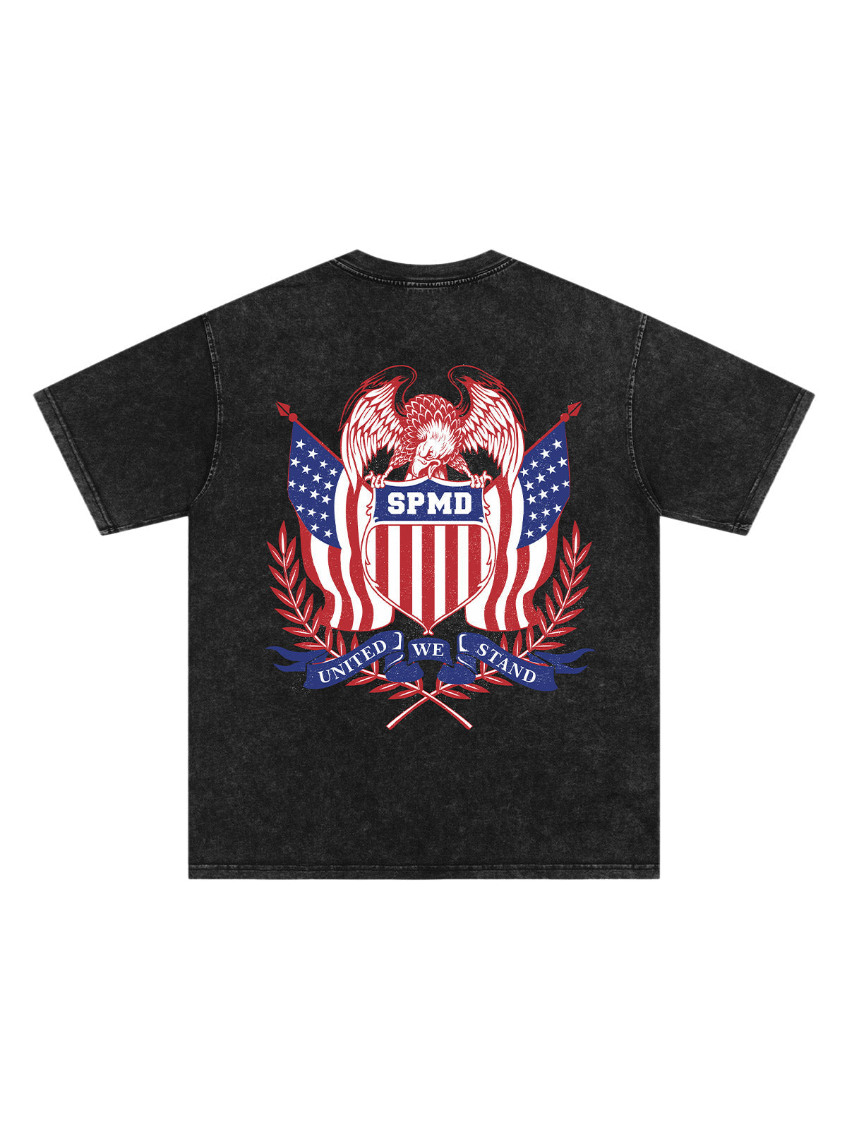 Original Street Eagle Flag Badge Independence Day T-shirt