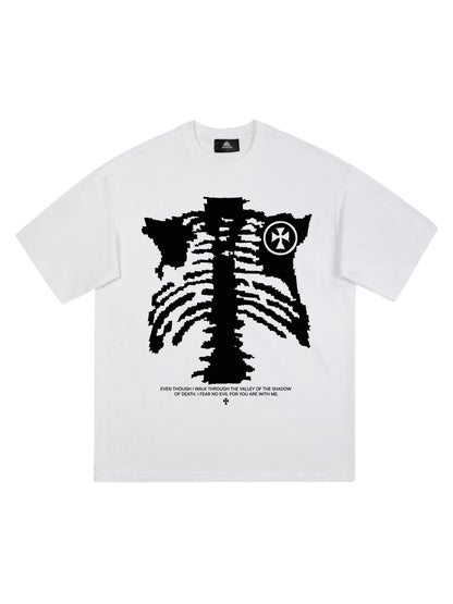 Thesupermade Skull Print T-shirt